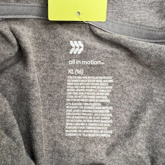 all in motion Kids Boys Short Sleeve Core Golf Polo Shirt Black Size XL (16) NWT - Picture 3 of 4